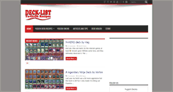 Desktop Screenshot of deck-list.com